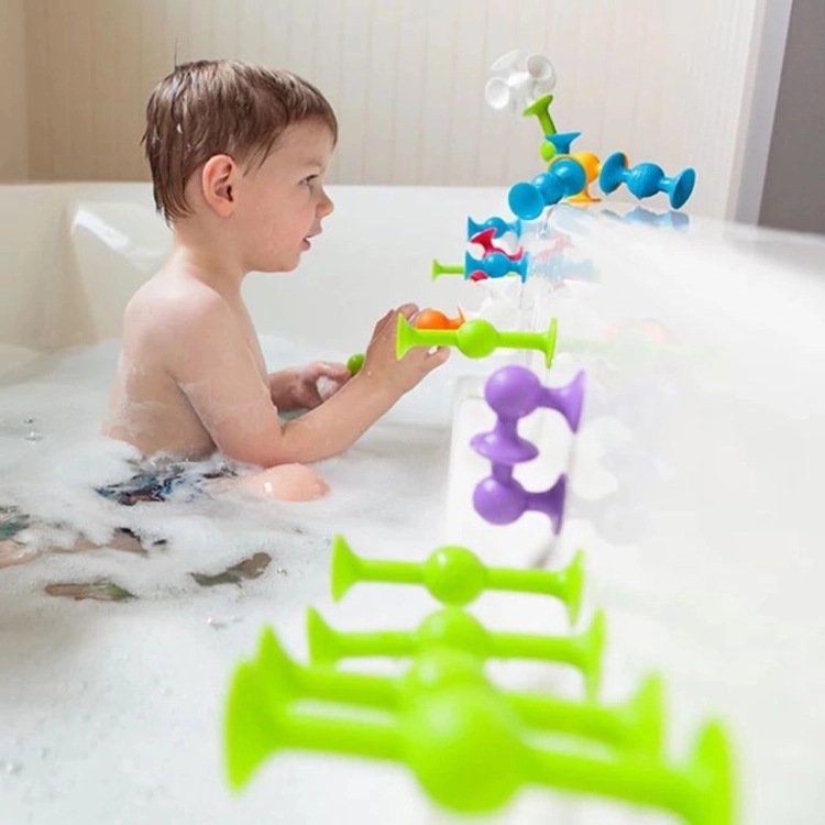 Klocki Przyssawki dla Dzieci Zestaw Delux — Fat Brain Toys
