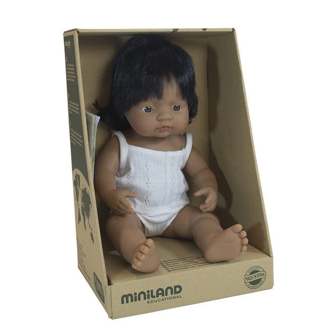 Lalka dziewczynka Hiszpanka 38cm Miniland Doll