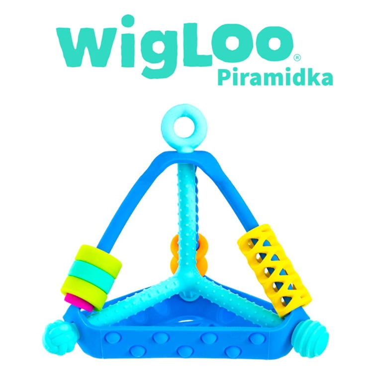 Zabawka sensoryczna Wigloo Piramidka - Mobi