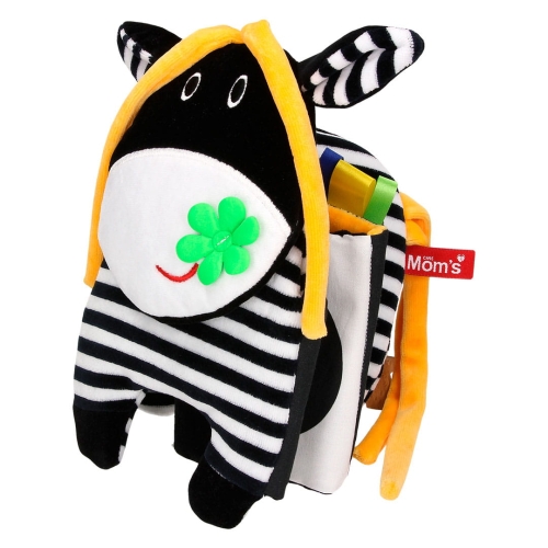 Książeczka Sensoryczna do Łóżeczka Króweczka - Mom's Care