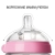 Antykolkowa Butelka Silikonowa Mom's Breast 250 Ml Pink Baby - Comotomo