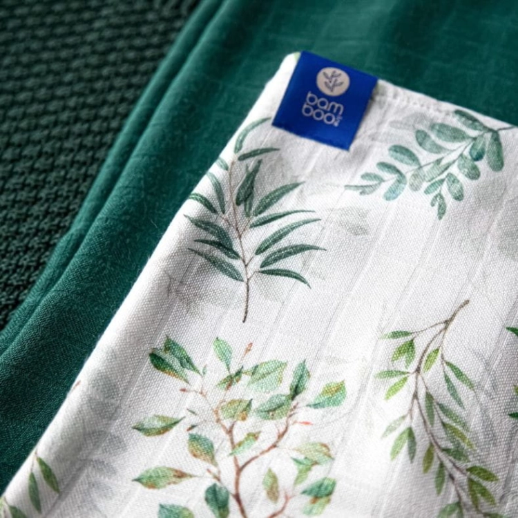 Pieluszka Bambusowa Classic Oliwkowy Sad - Bamboo Line
