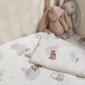Bambusowa Pościel dla Niemowląt z Wypełnieniem Layette Bunny