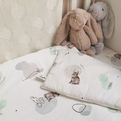 Bambusowa Pościel dla Niemowląt z Wypełnieniem Layette Bunny
