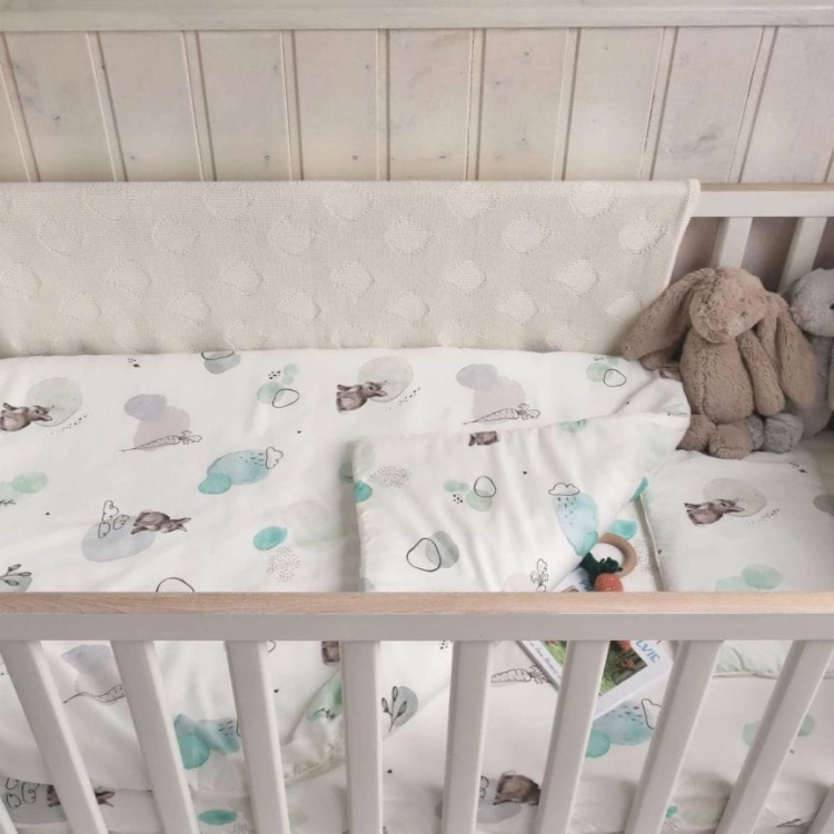 Bambusowa Pościel dla Niemowląt z Wypełnieniem Layette Bunny