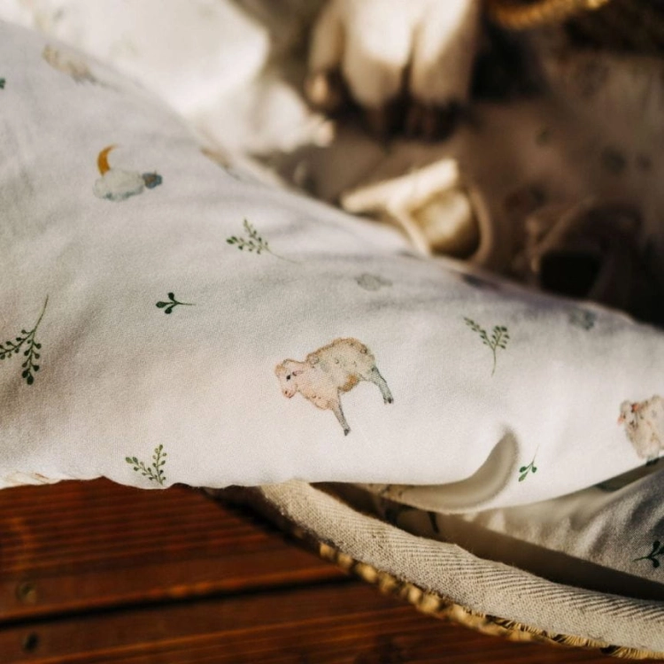 Bambusowa Pościel dla Niemowląt z Wypełnieniem Layette Merino