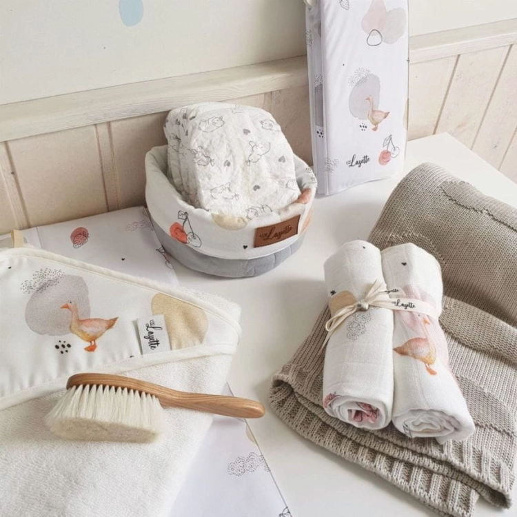 Pieluszki Bambusowe dla Niemowląt 2-pak Layette Goose