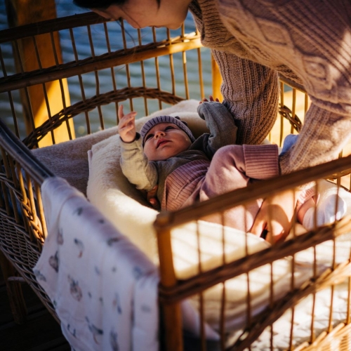 Pieluszki Bambusowe dla Niemowląt 2-pak Layette Merino