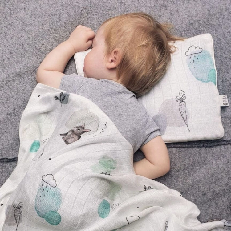 Otulacz Bambusowy dla Niemowląt Layette Bunny