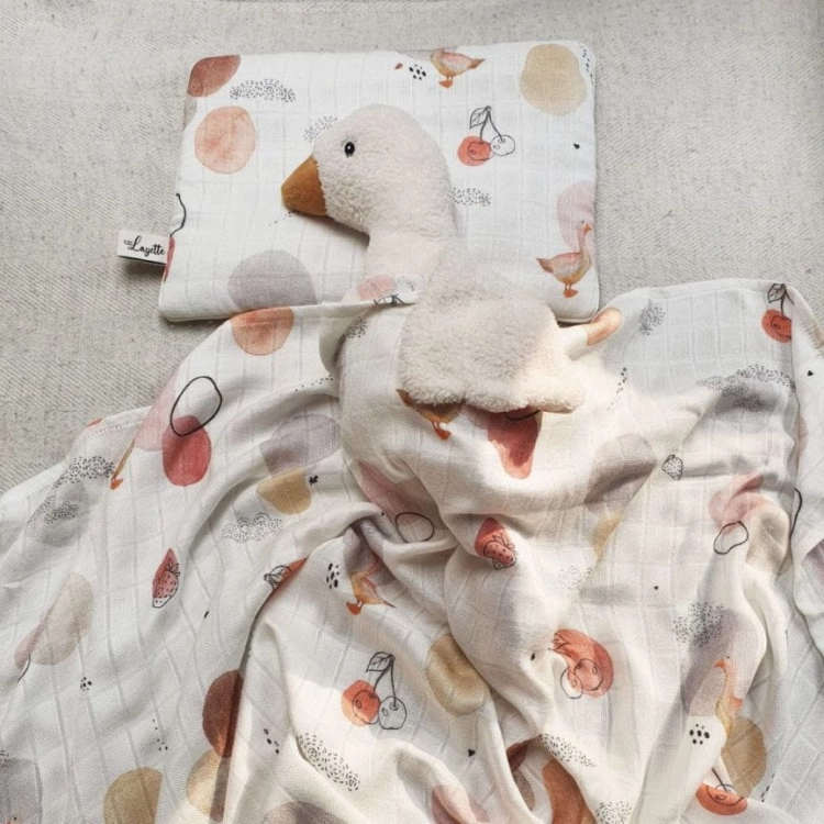 Otulacz Bambusowy dla Niemowląt Layette Goose