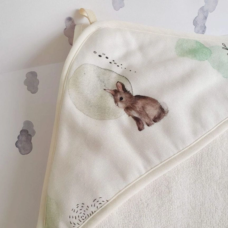Ręcznik dla Niemowląt Bambusowy Bunny Rozm. S / Layette