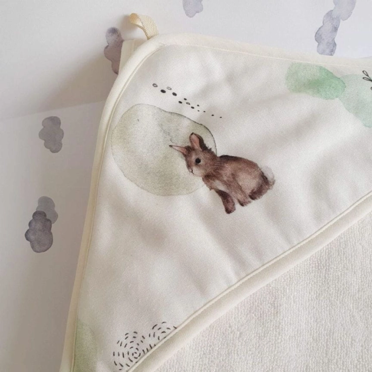 Ręcznik dla Niemowlaka Bambusowy S Layette Bunny