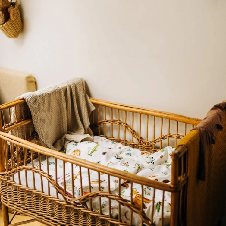 Bambusowa Pościel dla Niemowląt z Wypełnieniem Layette Woods