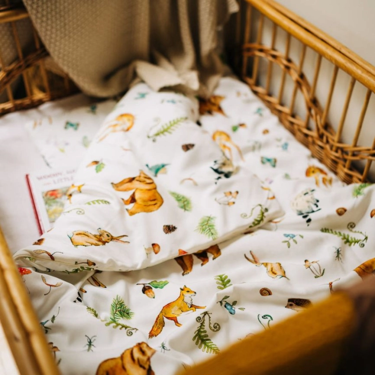 Bambusowa Pościel dla Niemowląt z Wypełnieniem Layette Woods