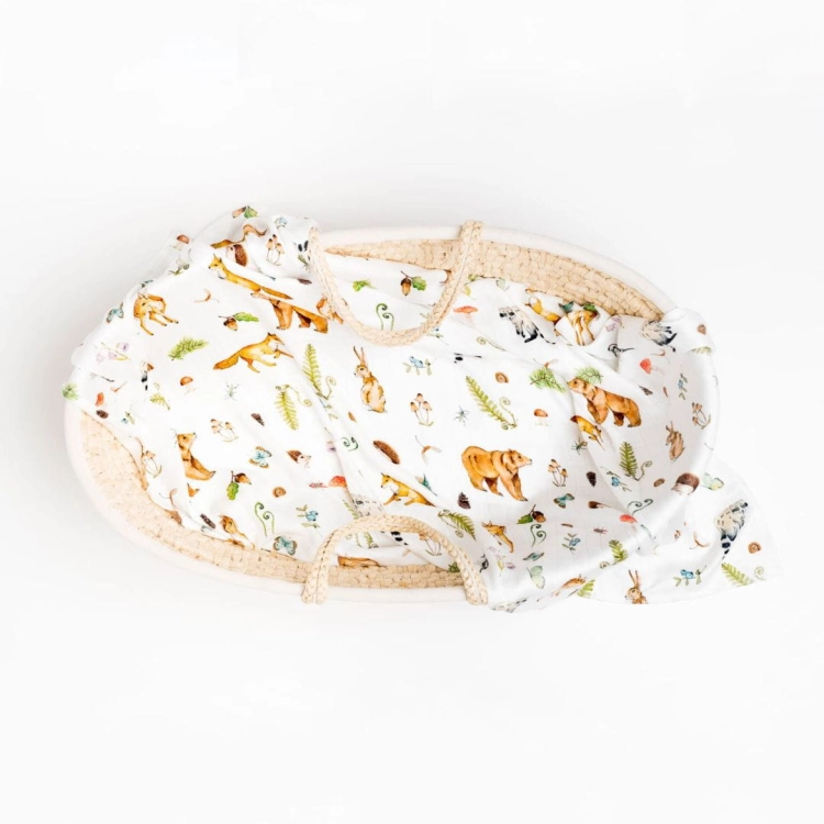 Otulacz Bambusowy dla Niemowląt Layette Woods