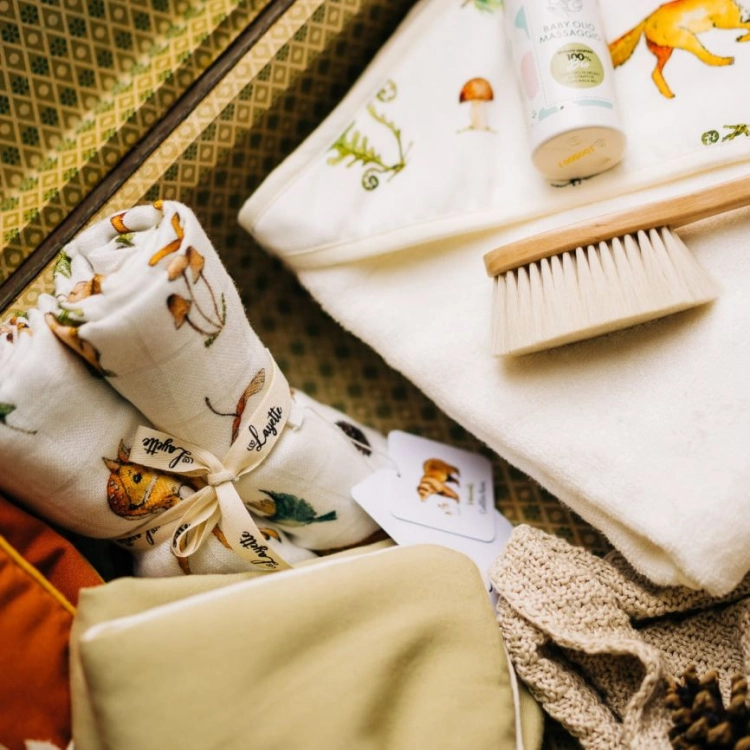 Ręcznik dla Niemowlaka Bambusowy S Layette Woods
