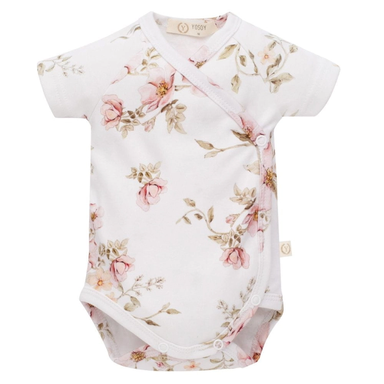 Body Niemowlęce Krótki Rękaw Yosoy Wild Rose