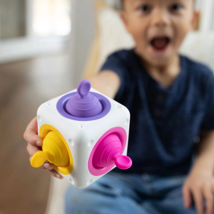 Zabawka Sensoryczna Sensokostka Tugl  - Fat Brain Toy