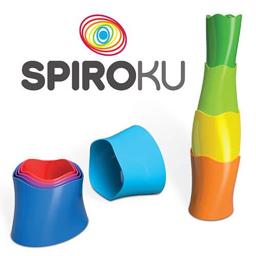 Sorter Kształtów Wieża SpiroKu Fat Brain Toys
