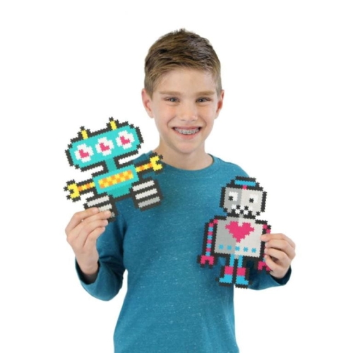 Puzzle dla Dzieci Pixelki Jixelz Roboty - Fat Brain Toys