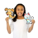 Puzzle dla Dzieci Pixelki Jixelz Zwierzęta Domowe 700 el. / Fat Brain Toys