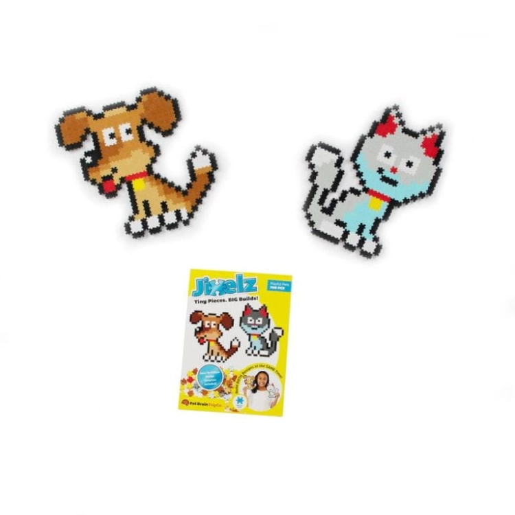 Puzzle dla Dzieci Pixelki Jixelz Zwierzęta Domowe - Fat Brain Toys