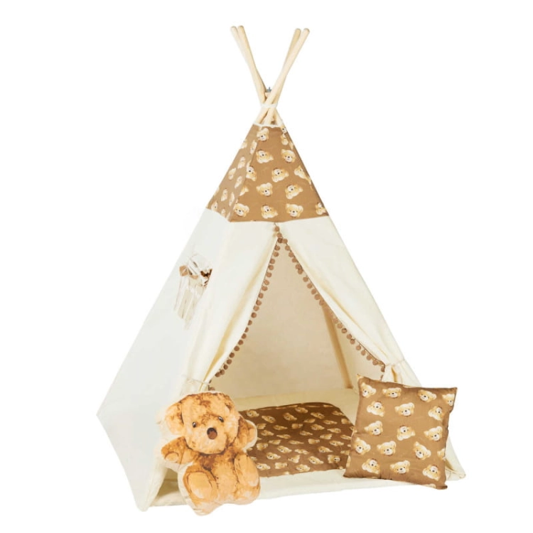 Poduszka Bawełniana Miś Teddy