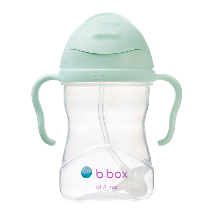 B.Box Bidon dla Dziecka ze Słomką 240 ml Pistachio Zielony