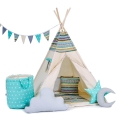 Namiot Indiański Tipi dla Dzieci Indiańska Przygoda z Koszem — Bajum