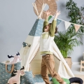Namiot dla Dzieci Tipi Łosie z Koszem — Bajum