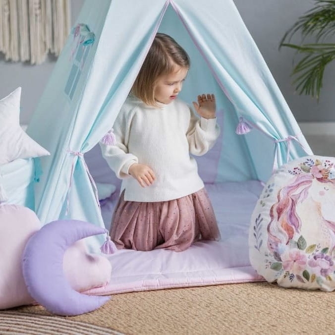 Namiot Tipi dla Dziewczynki Liliowy Sen - Bajum