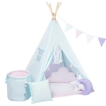 Namiot Tipi dla Dziewczynki Liliowy Sen - Bajum