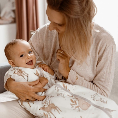 Śpiworek Niemowlęcy do Spania Colorstories 1.5 Tog 6-18 Mies Forest Friends