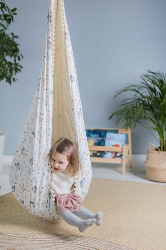 Huśtawka Kokon dla Dzieci Pastelowi Przyjaciele