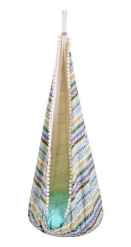 Huśtawka Kokon dla Dzieci Indiańska Przygoda z Miętową Poduszką