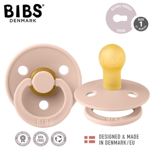 Smoczek Bibs Uspokajający dla Niemowlaka S Blush Różowy