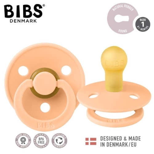 Smoczek Bibs Uspokajający dla Niemowlaka S Peach Sunset Brzoskwiniowy