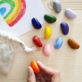 Kredki Woskowe 16 Kolorów dla Dzieci Crayon Rocks w Bawełnianym Woreczku