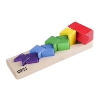 Drewniana Zabawka Wąż Piramidka / Lupo