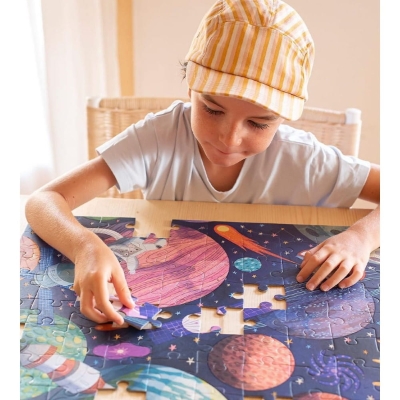 Puzzle dla Dzieci Świecące w Ciemności Apli Kids Układ Słoneczny 5+