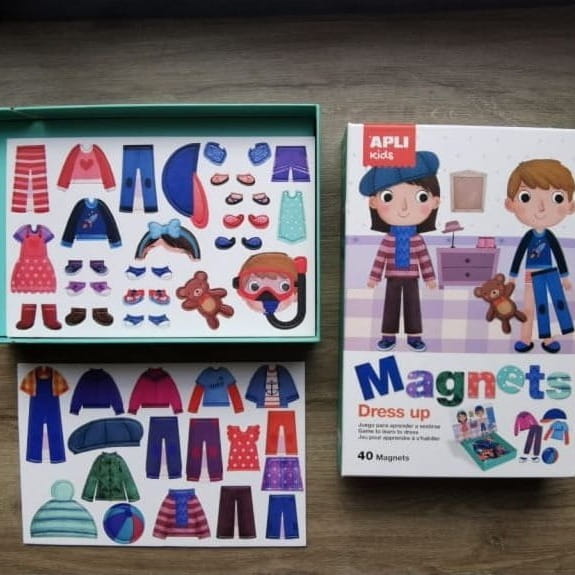 Układanka Magnetyczna Apli Kids Ubieranki