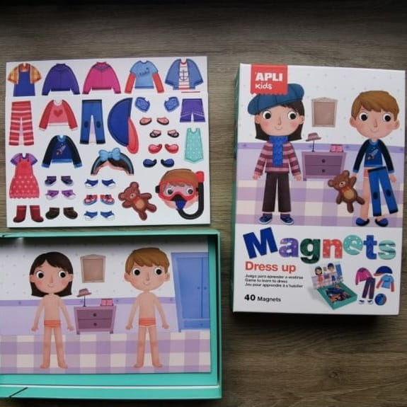 Układanka Magnetyczna Apli Kids Ubieranki