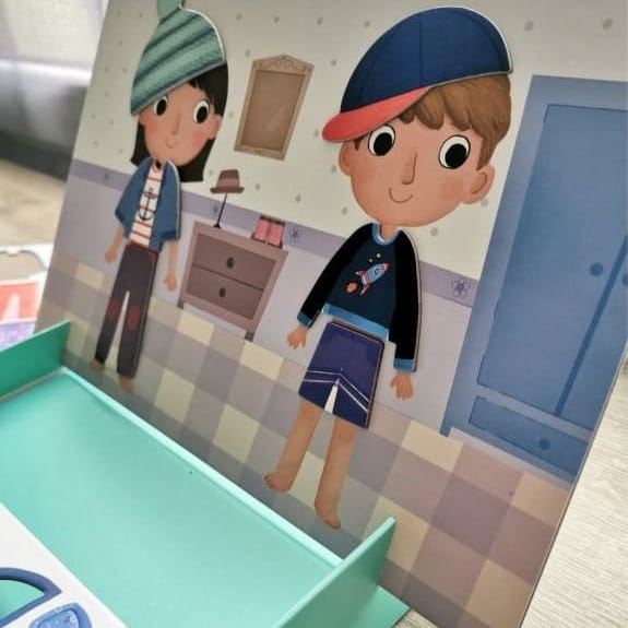 Układanka Magnetyczna Apli Kids Ubieranki