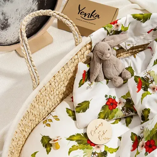 Chusteczki Bambusowe dla Niemowlaka 3-pak Yenka Flowers — Yenka