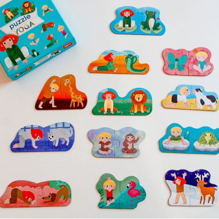 Puzzle dla Dzieci Duo Expressions Apli Kids Yoga 3+