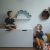 Drewniana Lampka Nocna dla Dzieci Led Chmura Niebieska — Bajum