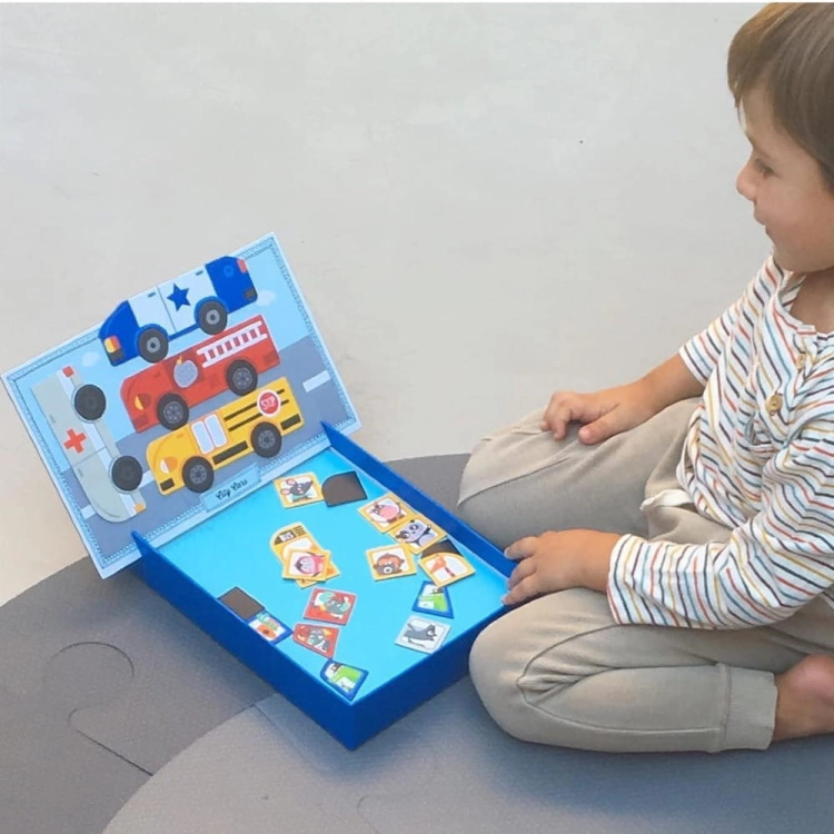 Układanka Magnetyczna Apli Kids Pojazdy