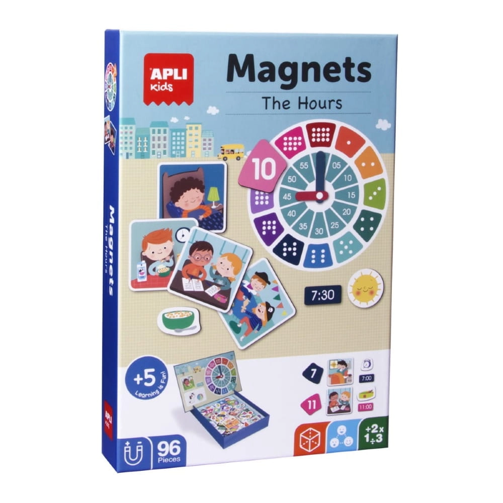 Układanka Magnetyczna Godziny / Apli Kids