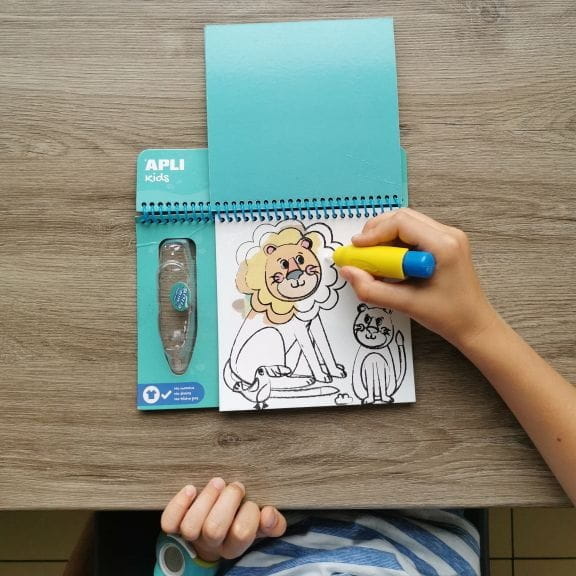 Kolorowanka Wodna Apli Kids Dżungla