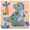 Puzzle Drewniane Dino - Joueco